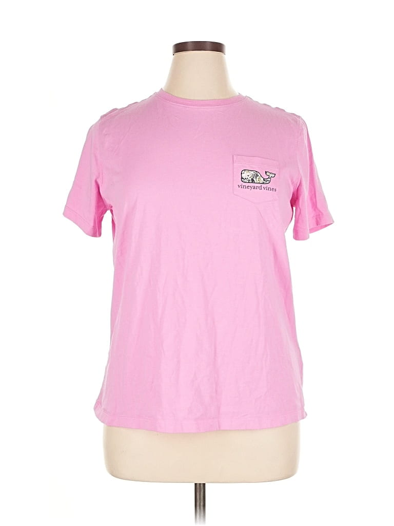 Pre-owned Vineyard Vines Short Sleeve T-shirt In Pink