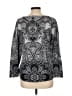 Style&Co Paisley Silver Pullover Sweater Size L - photo 2