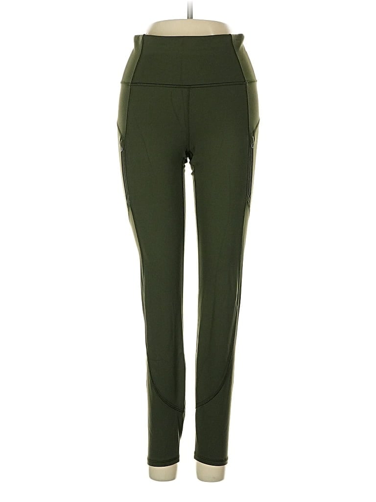 Pre-owned Athleta Active Pants In Green