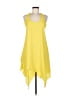 Max and Cleo 100% Polyester Solid Yellow Casual Dress Size 6 - photo 1