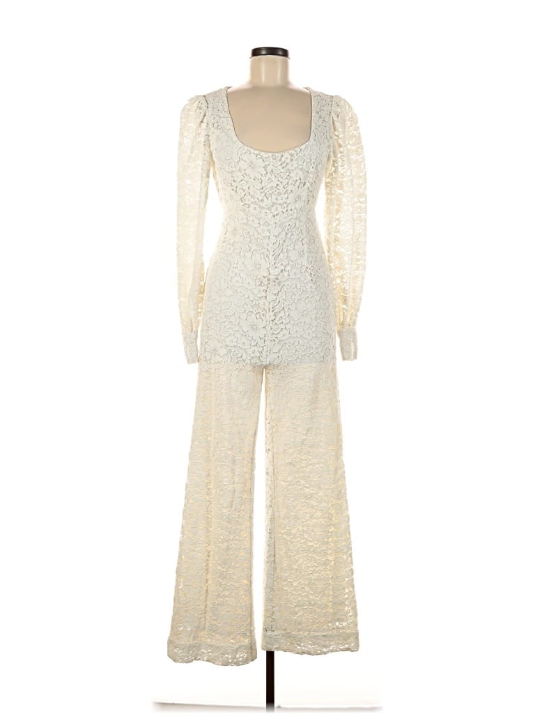 Pre-owned Kitri Jumpsuit In White