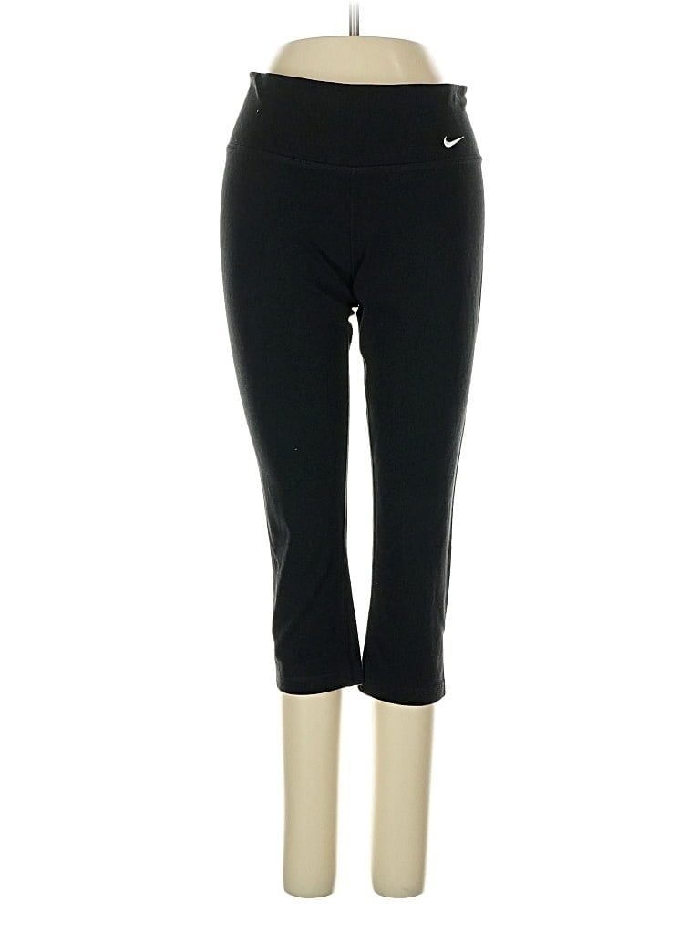 Pre-owned Nike Active Pants In Black