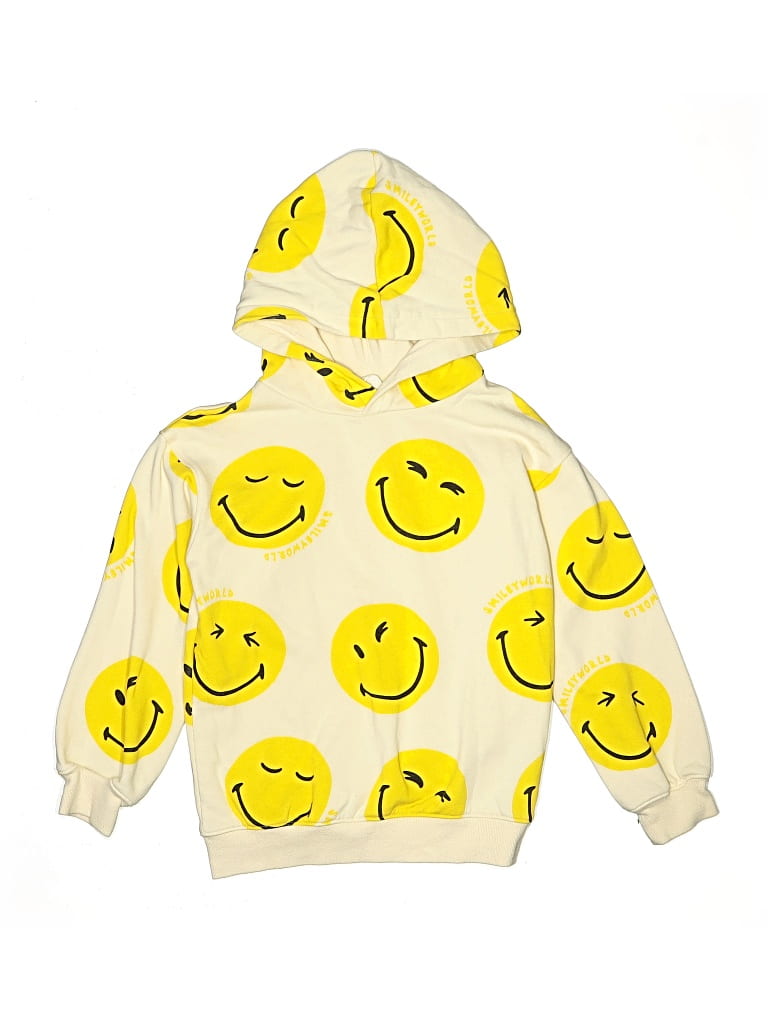 Pre-owned H&m Kids' Pullover Hoodie In Yellow