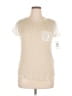 Moa Moa Ivory Short Sleeve Top Size XL - photo 1