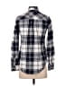 J.Crew Plaid Silver Long Sleeve Button-Down Shirt Size 00 - photo 2