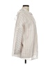 Easel 100% Rayon Stripes Ivory 3/4 Sleeve Blouse Size M - photo 4