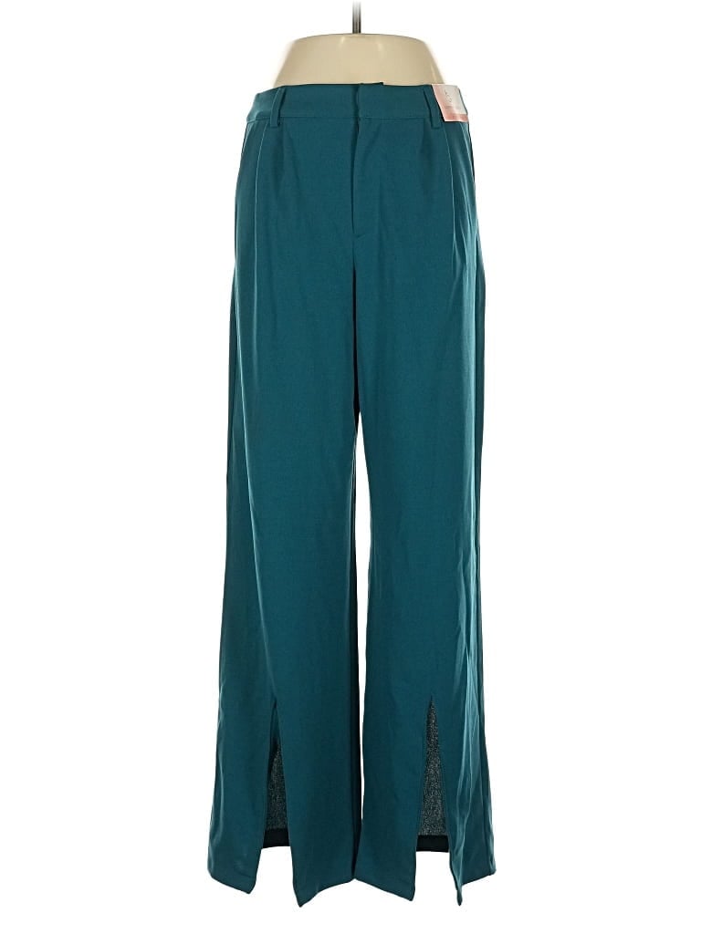 Happily Grey Casual Pants In Blue