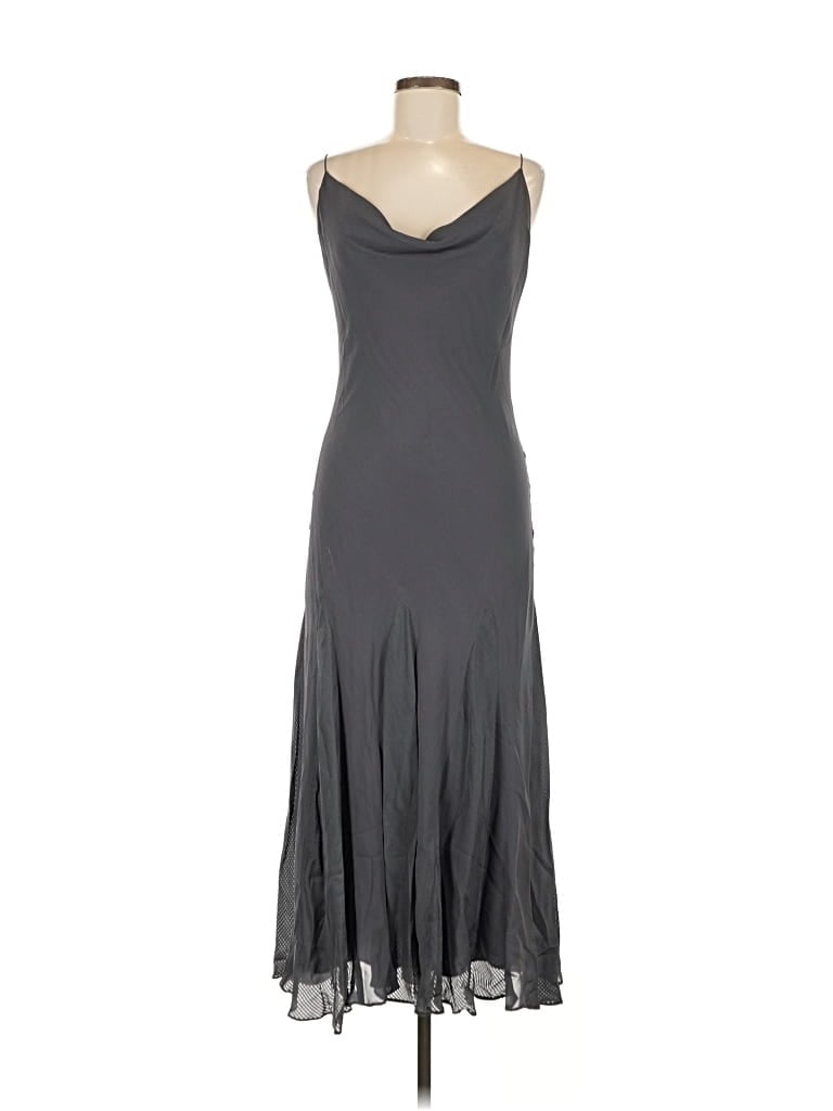 Pre-owned Perry Ellis Cocktail Dress In Gray