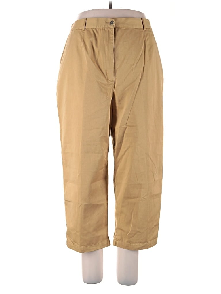 Pre-owned L.l.bean Khaki Pant In Brown