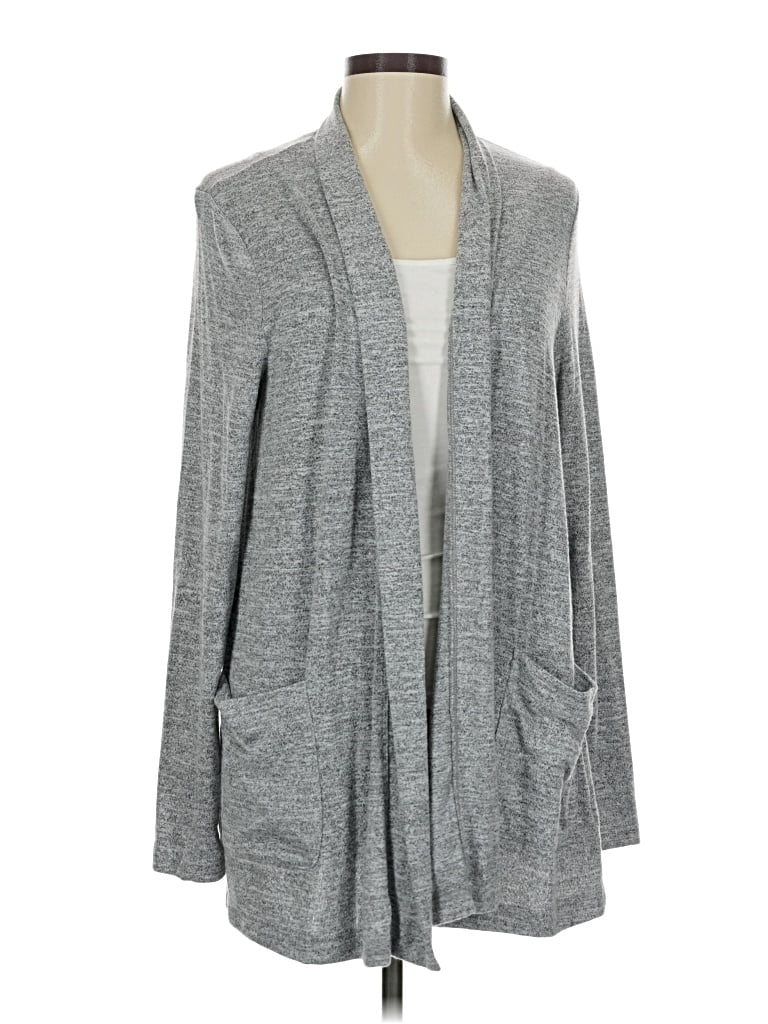 Pre-owned Gap Cardigan Sweater In Gray
