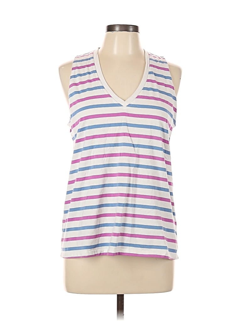 Pre-owned Natural Reflections Sleeveless T-shirt In White