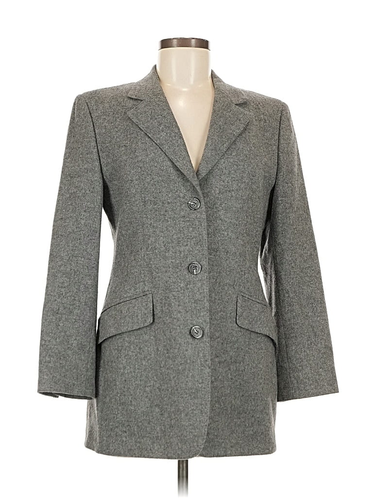 Pre-owned Brooks Brothers Blazer Jacket In Gray