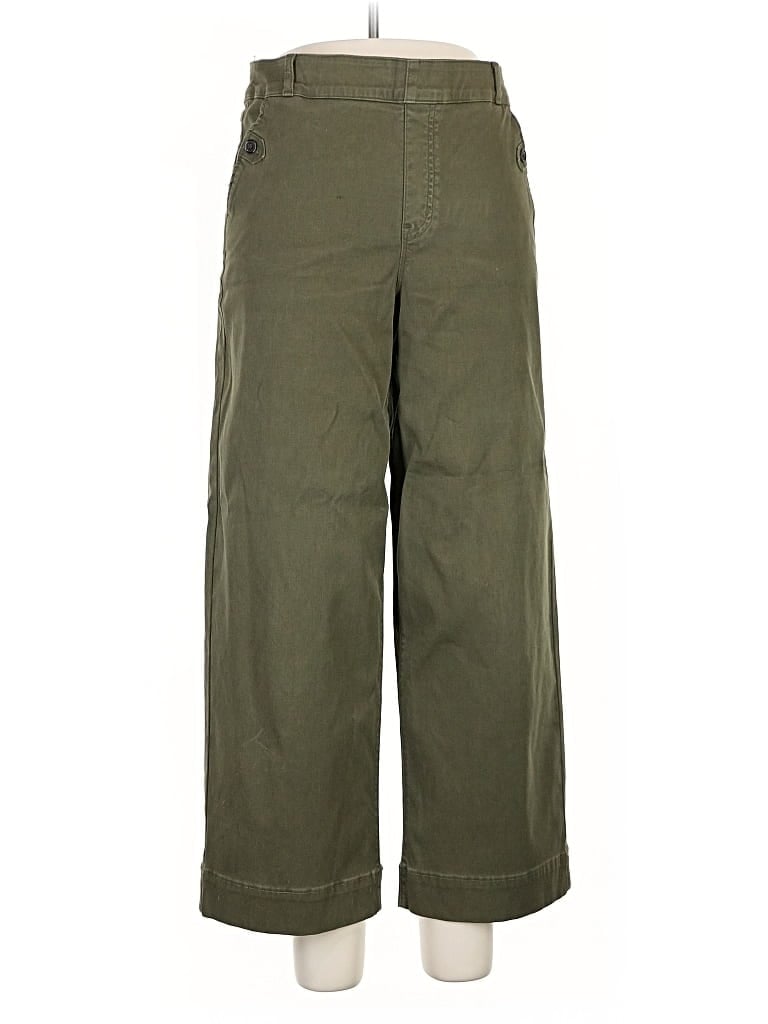 Pre-owned Spanx Khaki Pant In Green