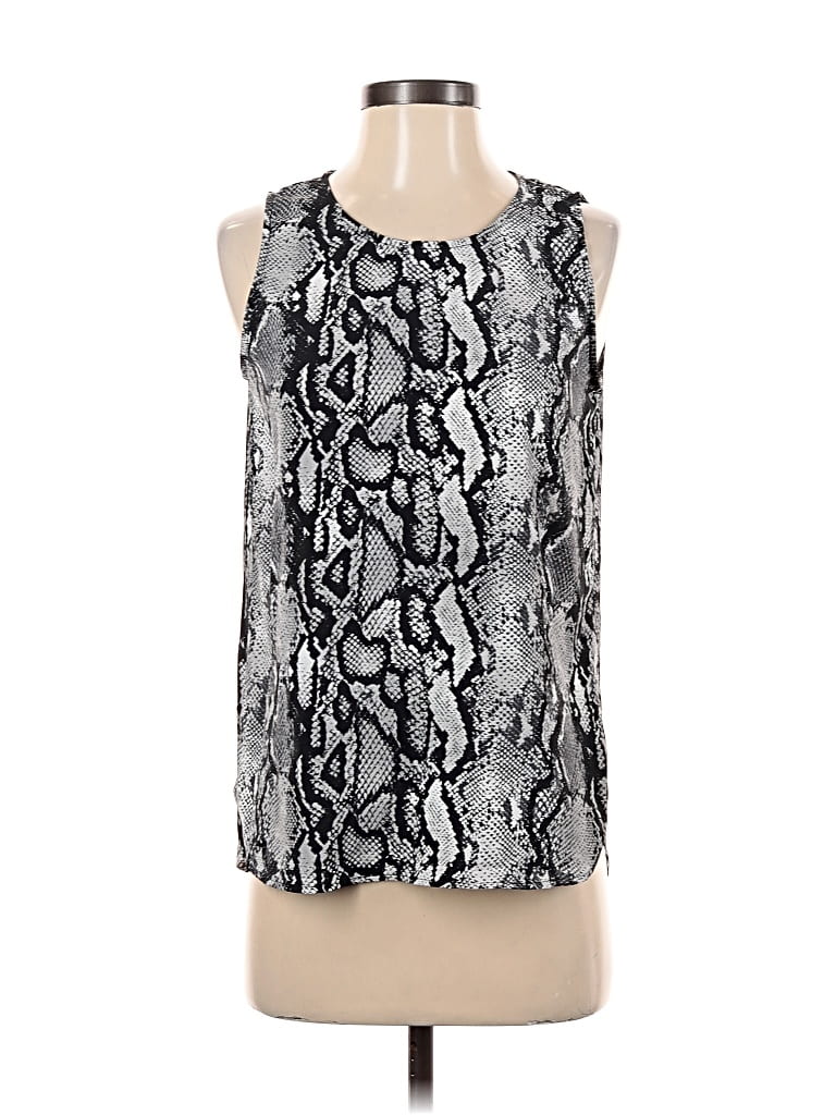 Pre-owned Loveappella Sleeveless Blouse In Silver