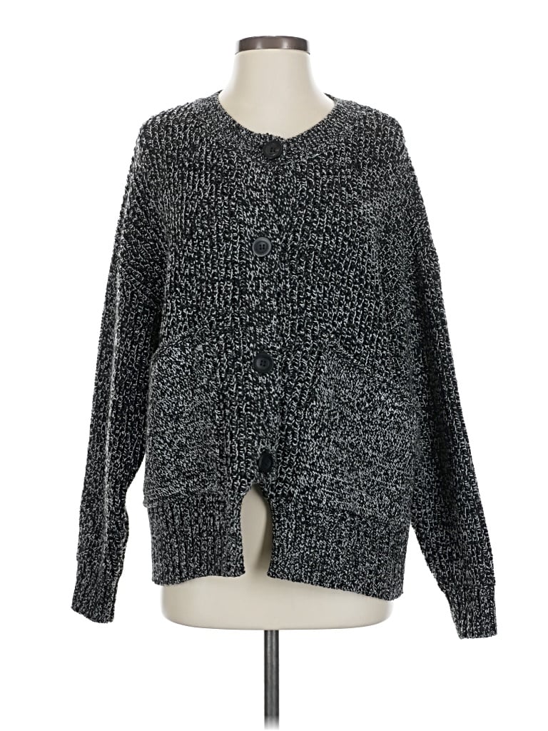 Pre-owned Zara Cardigan Sweater In Gray