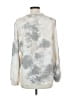 Juicy Couture 100% Polyester Silver Long Sleeve Blouse Size L - photo 2