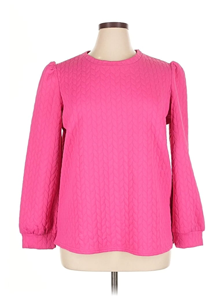 Pre-owned Fashion Pullover Sweater In Pink