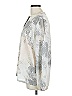 Juicy Couture 100% Polyester Silver Long Sleeve Blouse Size L - photo 5
