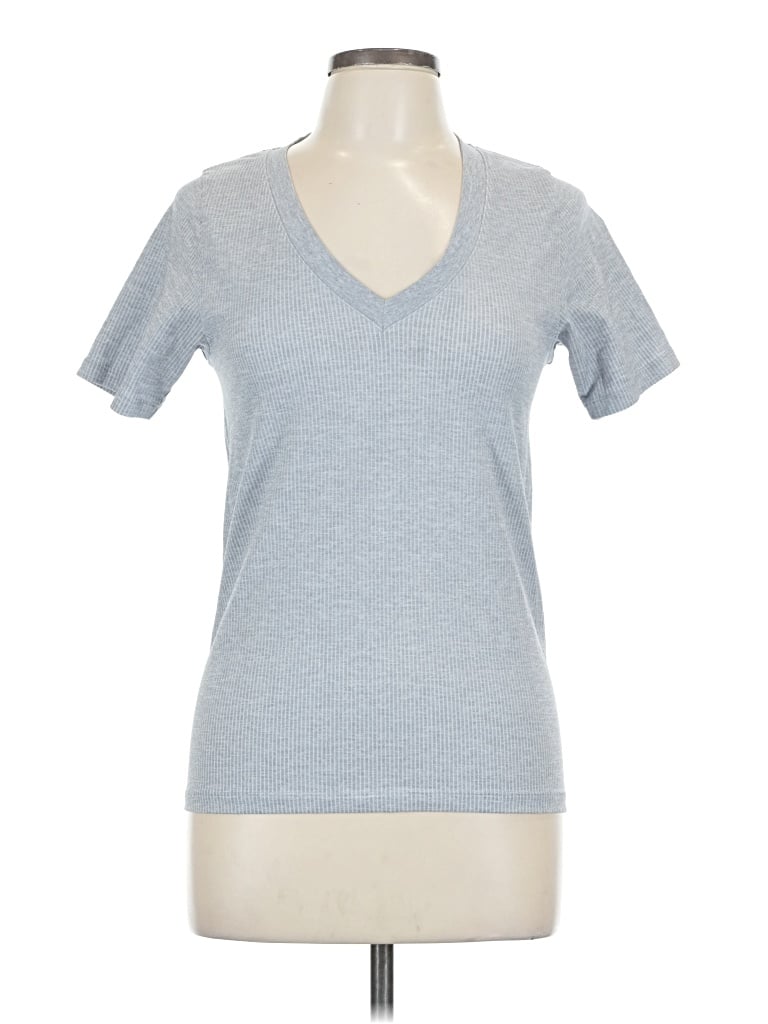 Pre-owned Athleta Short Sleeve T-shirt In Gray