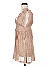 Superdown 100% Polyester Metallic Tan Pink Cocktail Dress Size M - photo 5