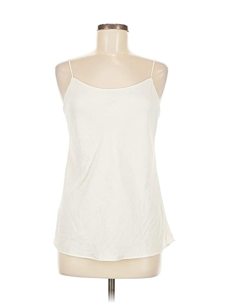 Pre-owned Banana Republic Tank Top Ivory Strapless Neckline Tops In White