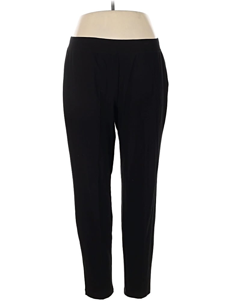 Pre-owned Eileen Fisher Active Pants In Black