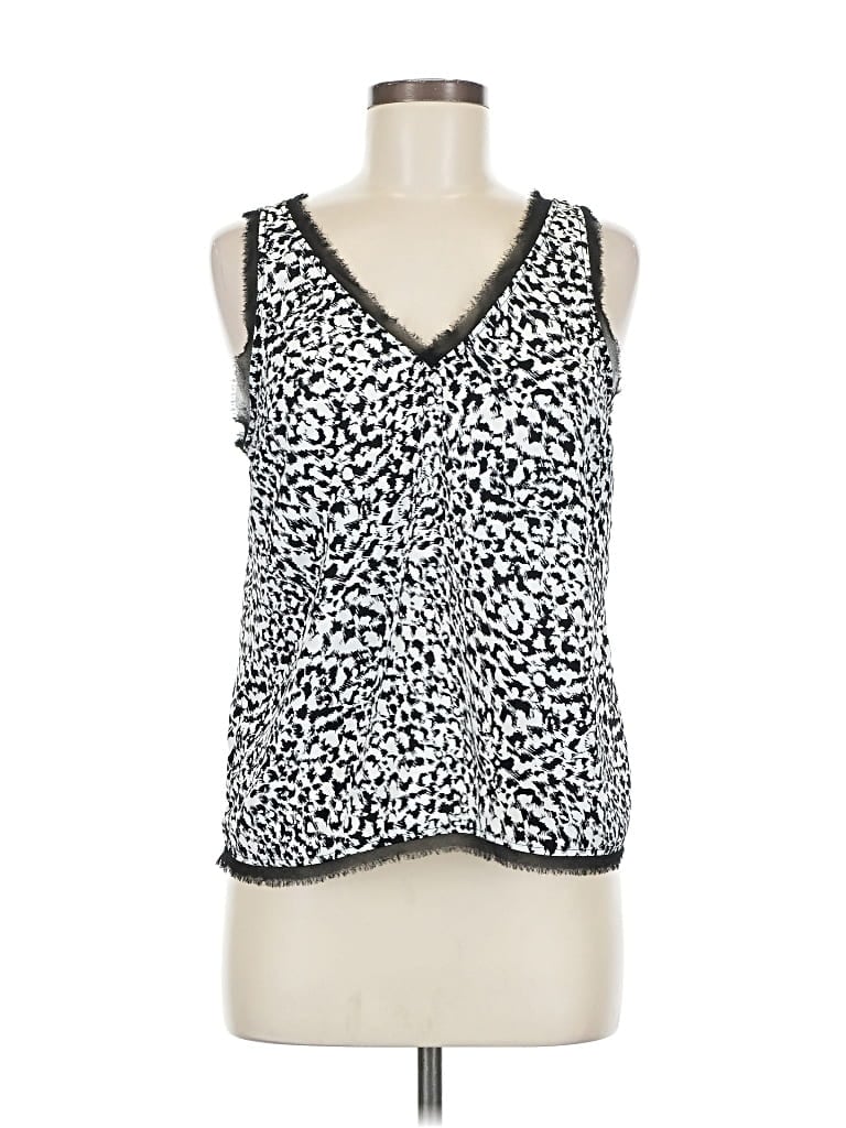 HALOGEN Pre-owned Sleeveless Blouse In Silver