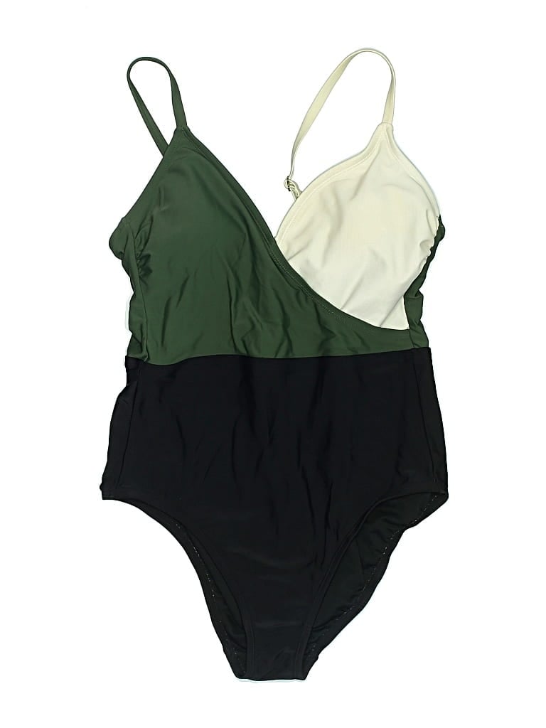 Pre-owned Kona Sol One Piece Swimsuit In Green
