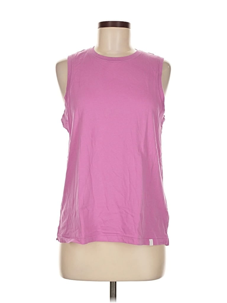 Pre-owned Fabletics Sleeveless T-shirt In Pink