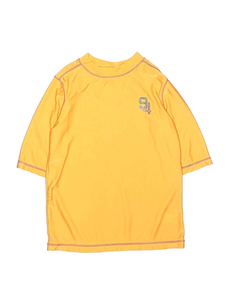 Pre-owned Old Navy Kids' 3/4 Sleeve T-shirt In Yellow