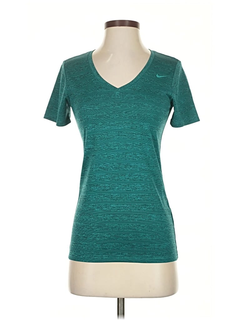 Pre-owned Nike Active T-shirt In Blue