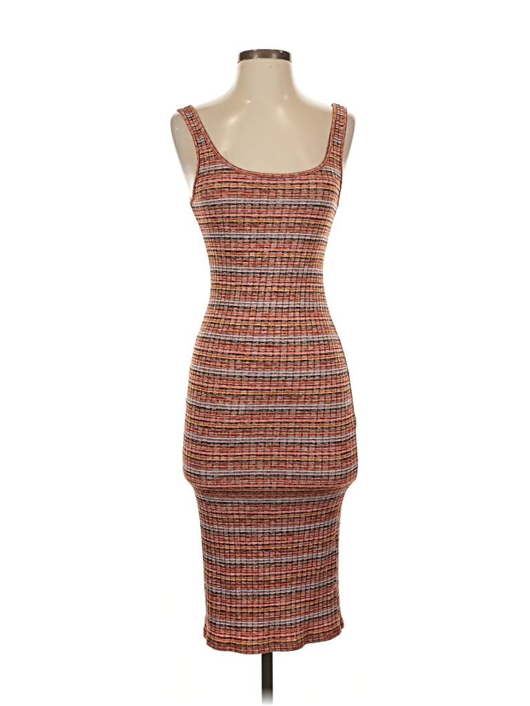 Pre-owned Forever 21 Casual Dress In Brown