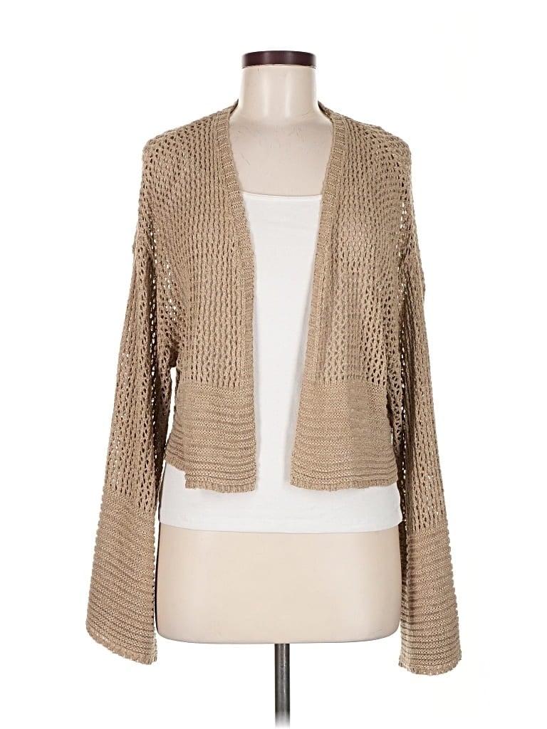 Pre-owned By Anthropologie Cardigan Sweater In Brown