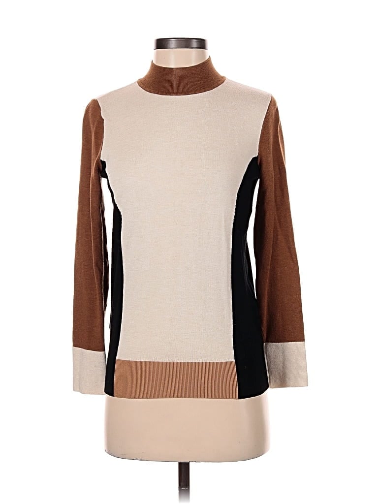 Pre-owned Ann Taylor Loft Turtleneck Sweater In Brown