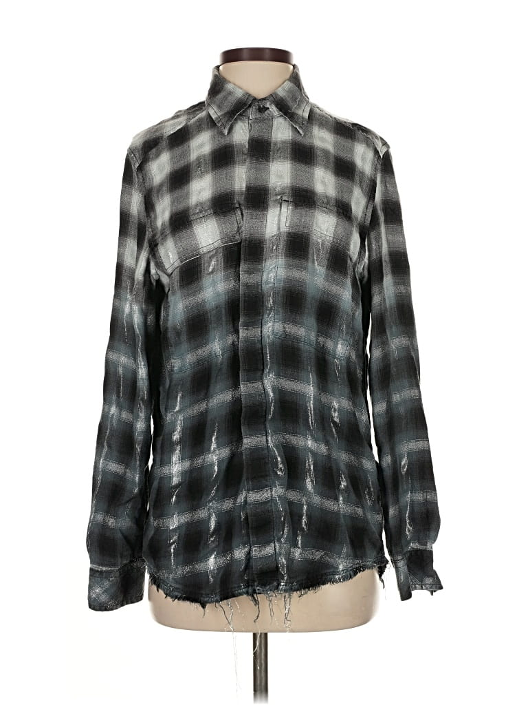 Pre-owned Diesel Long Sleeve Button Down Shirt In Black