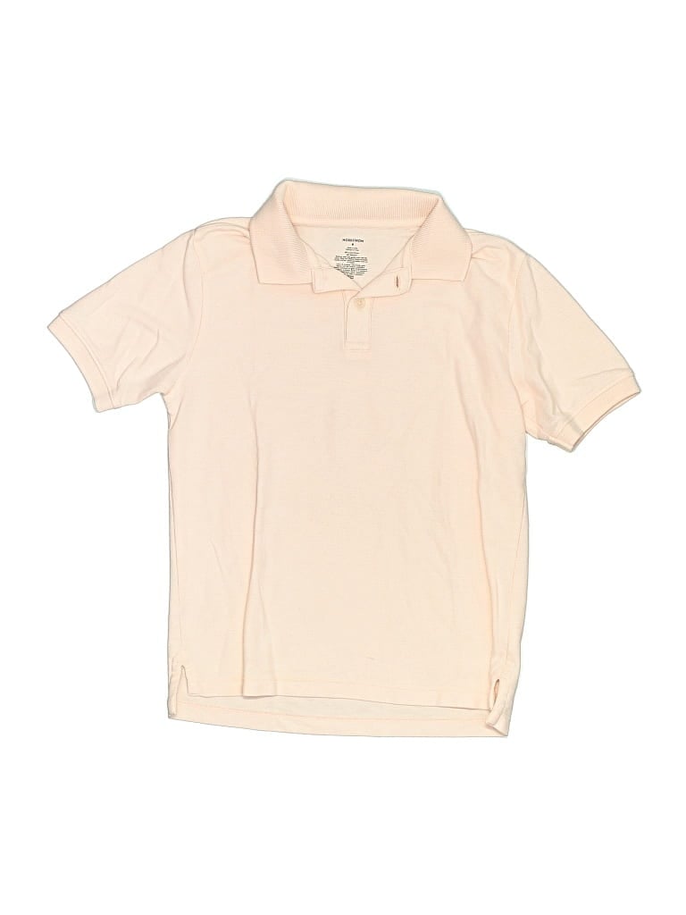 Pre-owned Nordstrom Kids' Short Sleeve Button Down Shirt In White