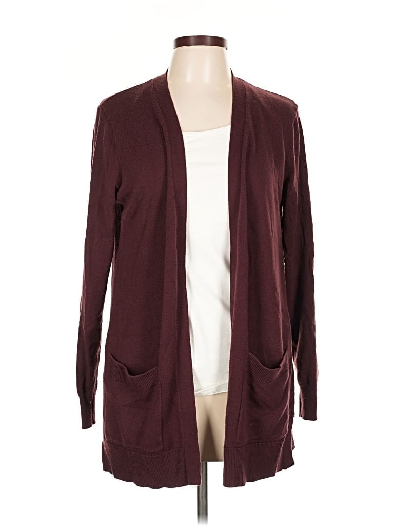 Pre-owned Matty M Cardigan Sweater In Burgundy