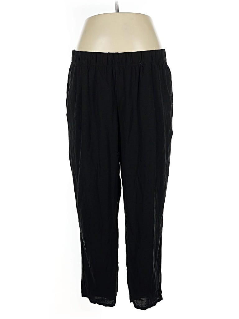Pre-owned Eileen Fisher Active Pants In Black