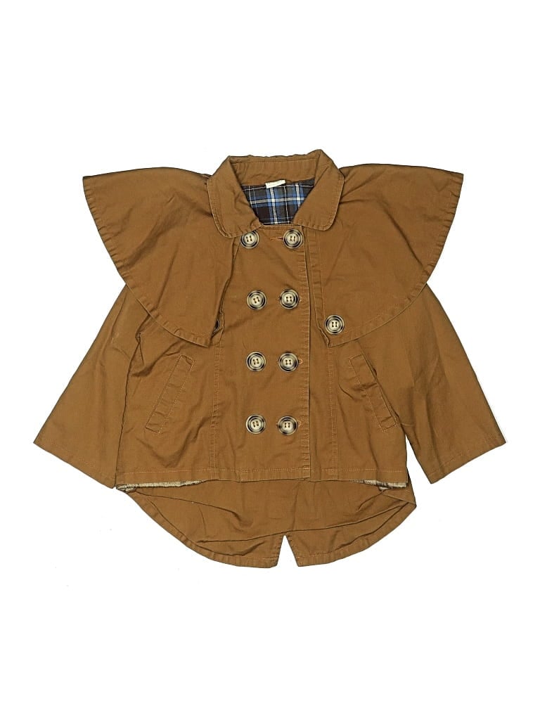 Pre-owned Cotton Candy Kids' Raincoat In Brown