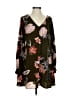 Miami 100% Polyester Floral Brown Casual Dress Size XS - photo 1