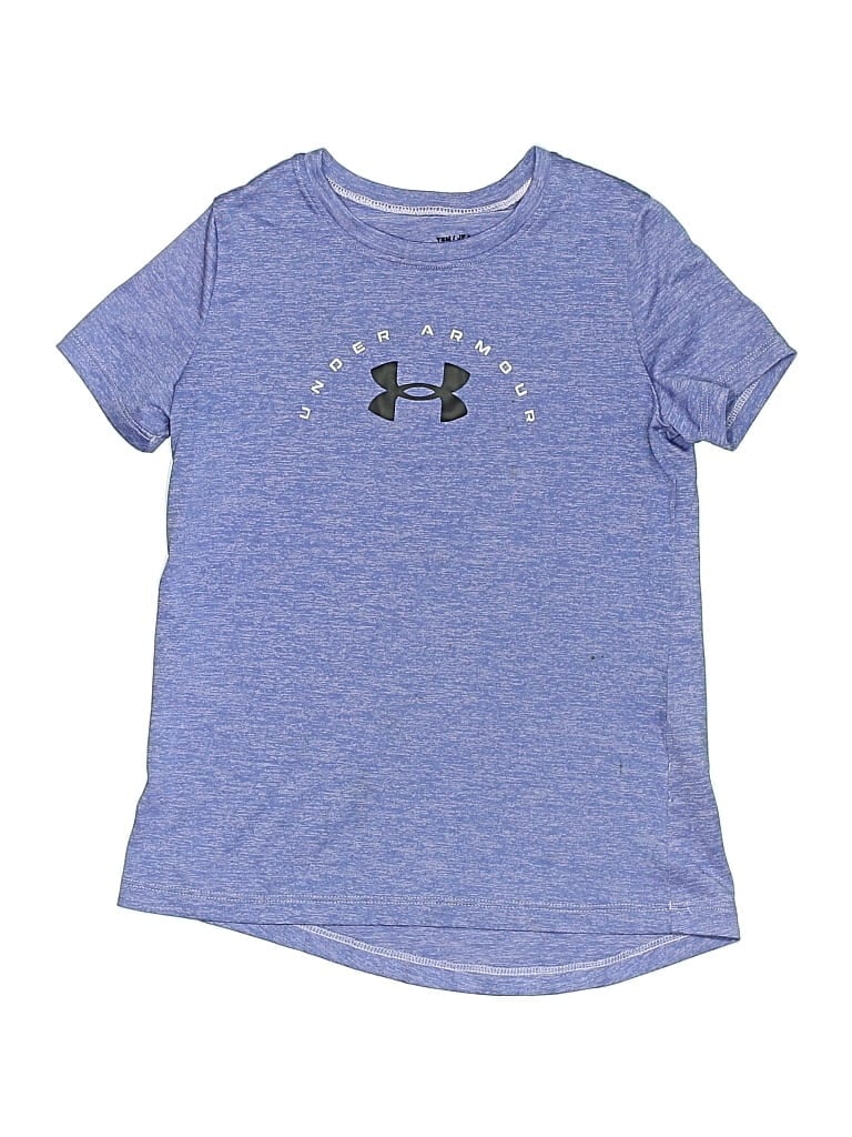 Pre-owned Under Armour Kids' Short Sleeve T-shirt In Blue