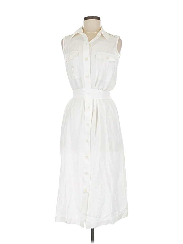 Banana Republic Factory Store Casual Dress In White