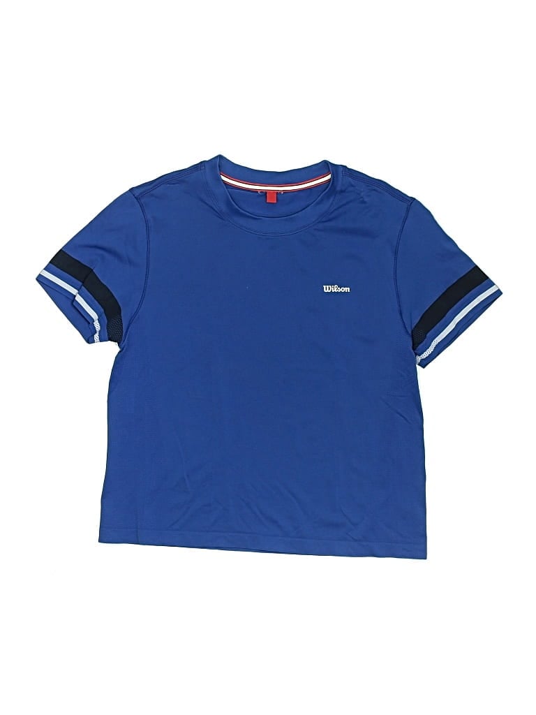 Pre-owned Wilson Kids' Short Sleeve T-shirt In Blue
