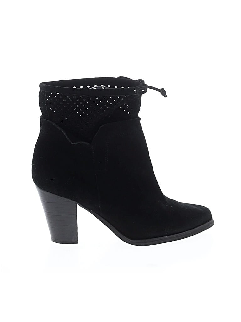 Pre-owned Crown Vintage Ankle Boots In Black
