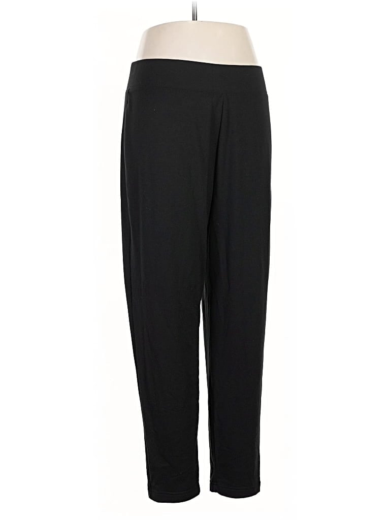 Pre-owned Lands' End Active Pants In Black