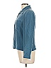 Katherine Kelly Collection 100% Silk Teal Blue Jacket Size 10 - photo 5