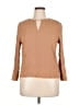MNG 100% Viscose Tan 3/4 Sleeve Blouse Size XL - photo 1