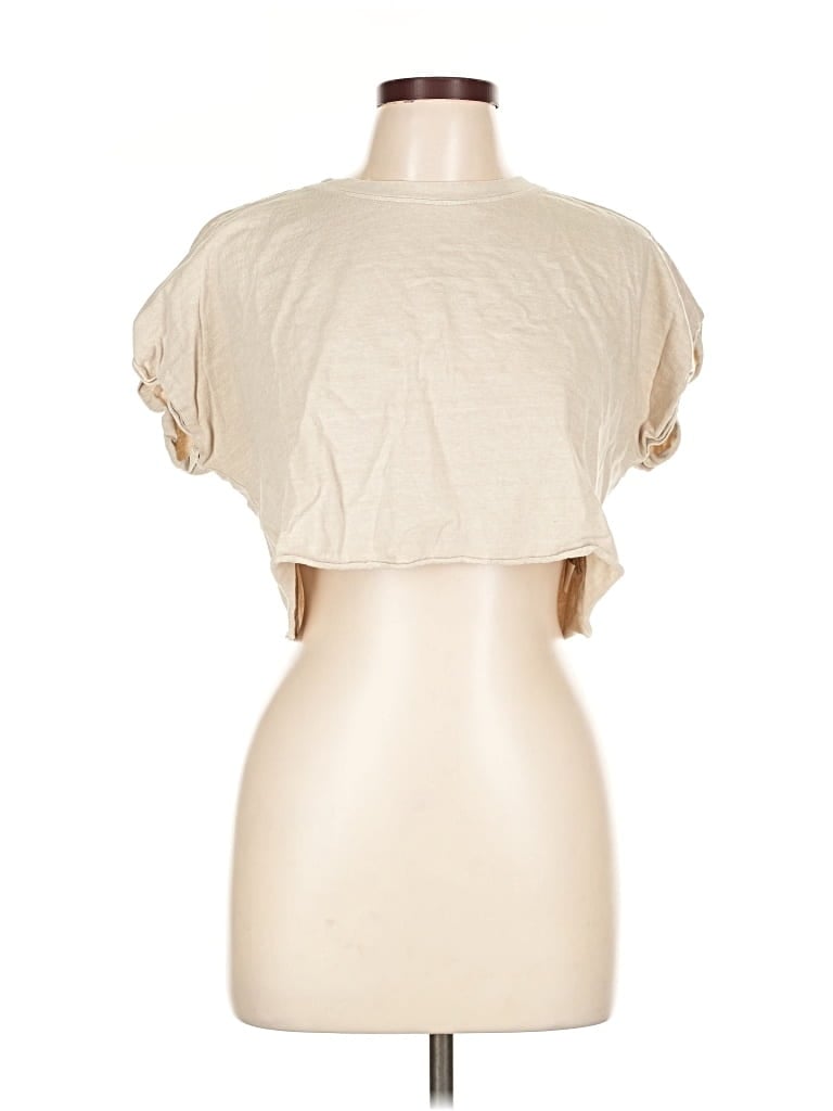 Pre-owned Double Zero Short Sleeve T-shirt In Brown