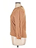 MNG 100% Viscose Tan 3/4 Sleeve Blouse Size XL - photo 5