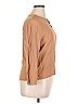 MNG 100% Viscose Tan 3/4 Sleeve Blouse Size XL - photo 4